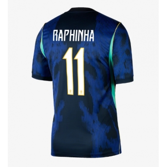Billige Fotballdrakt Brasil Raphinha Belloli #11 Replika Bortedrakt VM 2026 Kortermet
